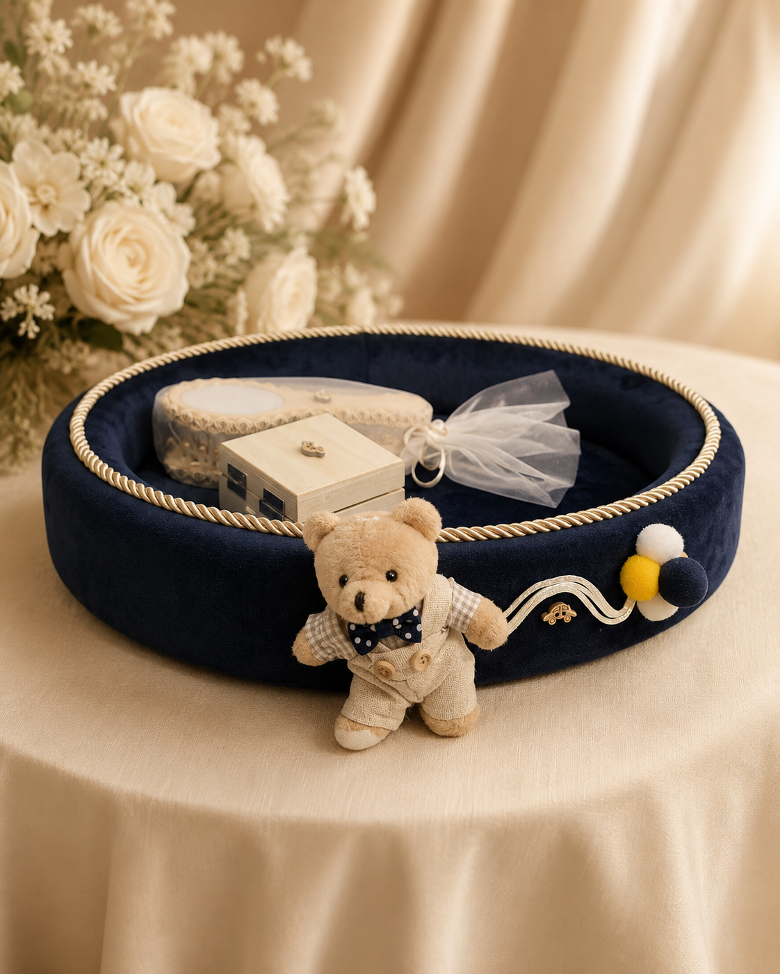 Tăviță Teddy Bleu Royal