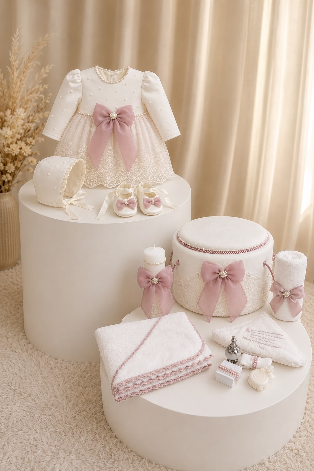 Trusou de botez Blush Pearl – Maison Bébé