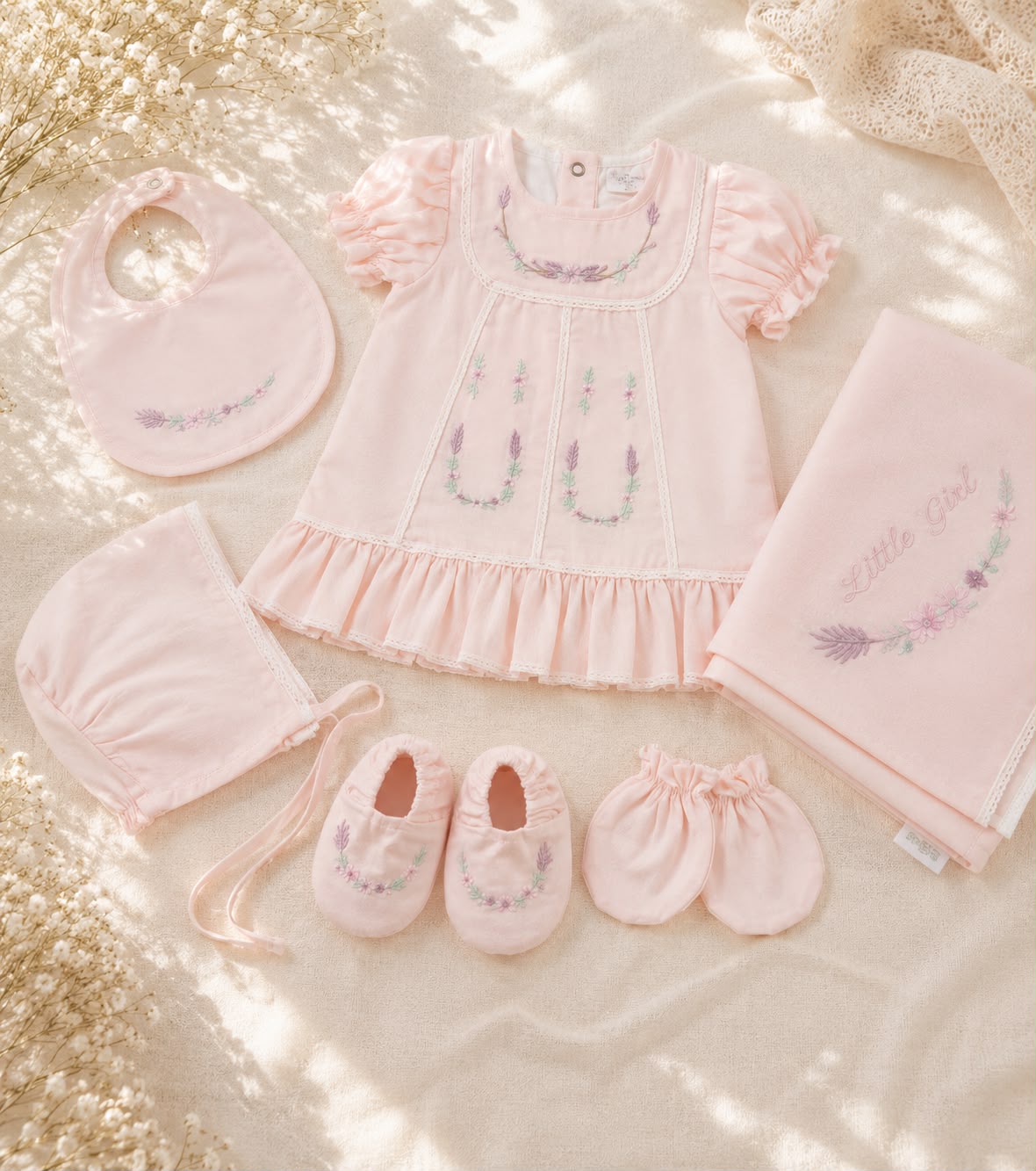 Set nou-născut Little Rose – 6 piese | Maison Bébé