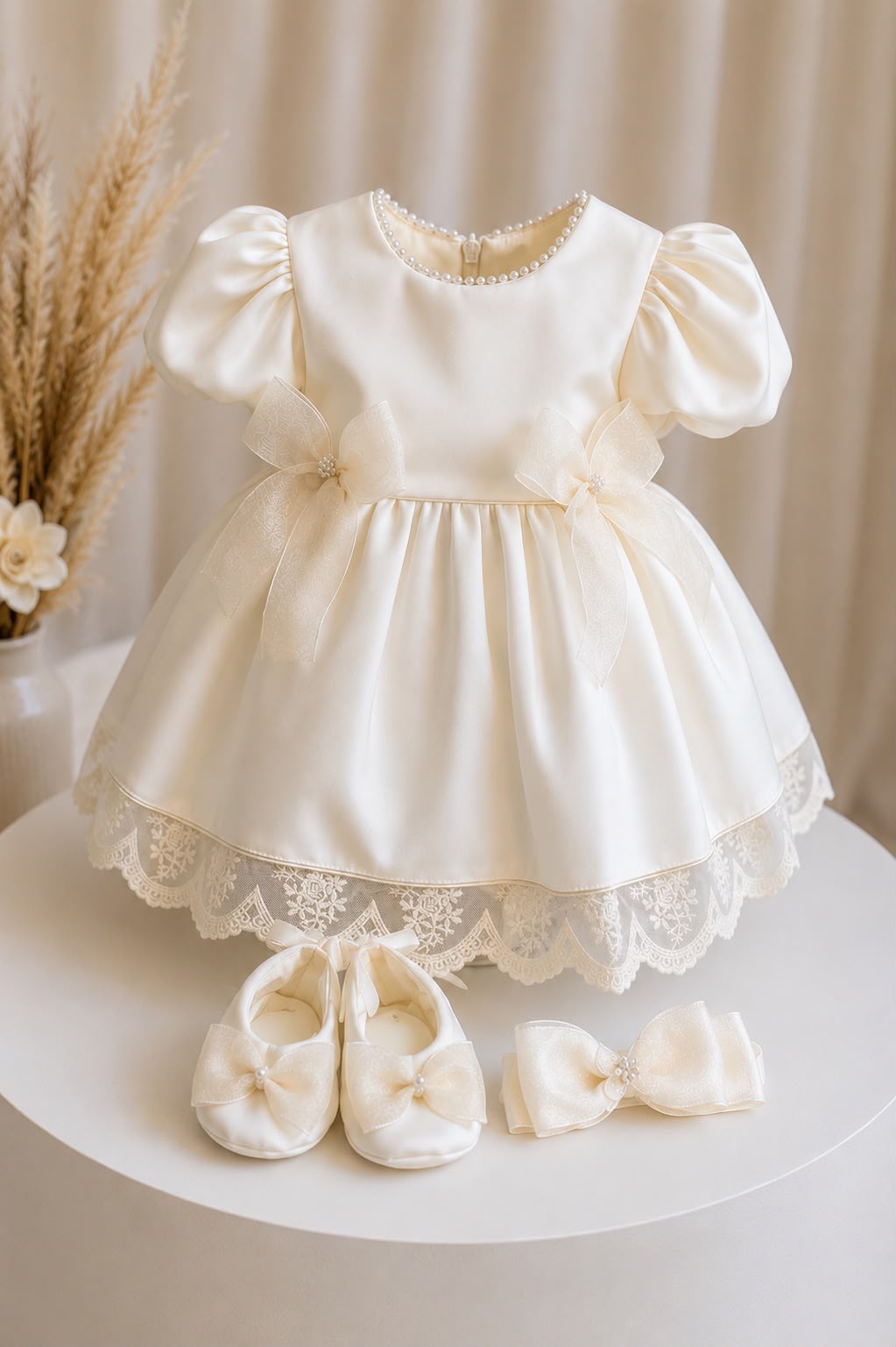 Rochiță de botez Ivory Éclat